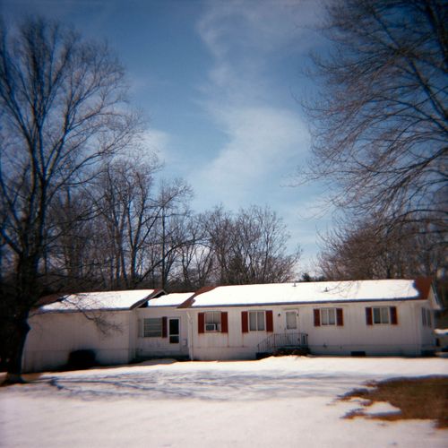 Ranch House in Snow, New City, New York, 2015