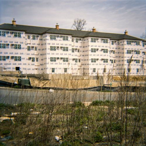 Townhouses, New Square, New York, 2016