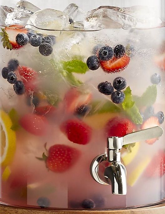 Mixed Berry Infused Water