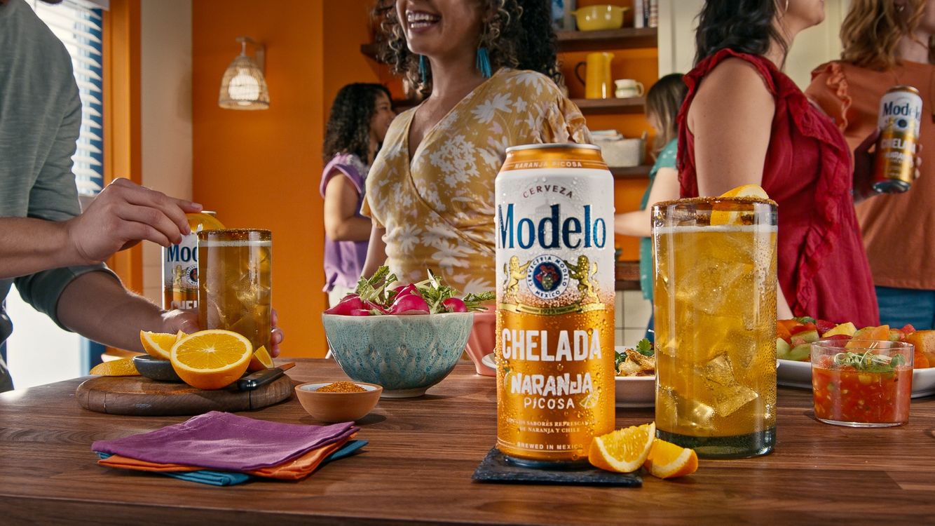 Modelo Chelada, still image from commercial