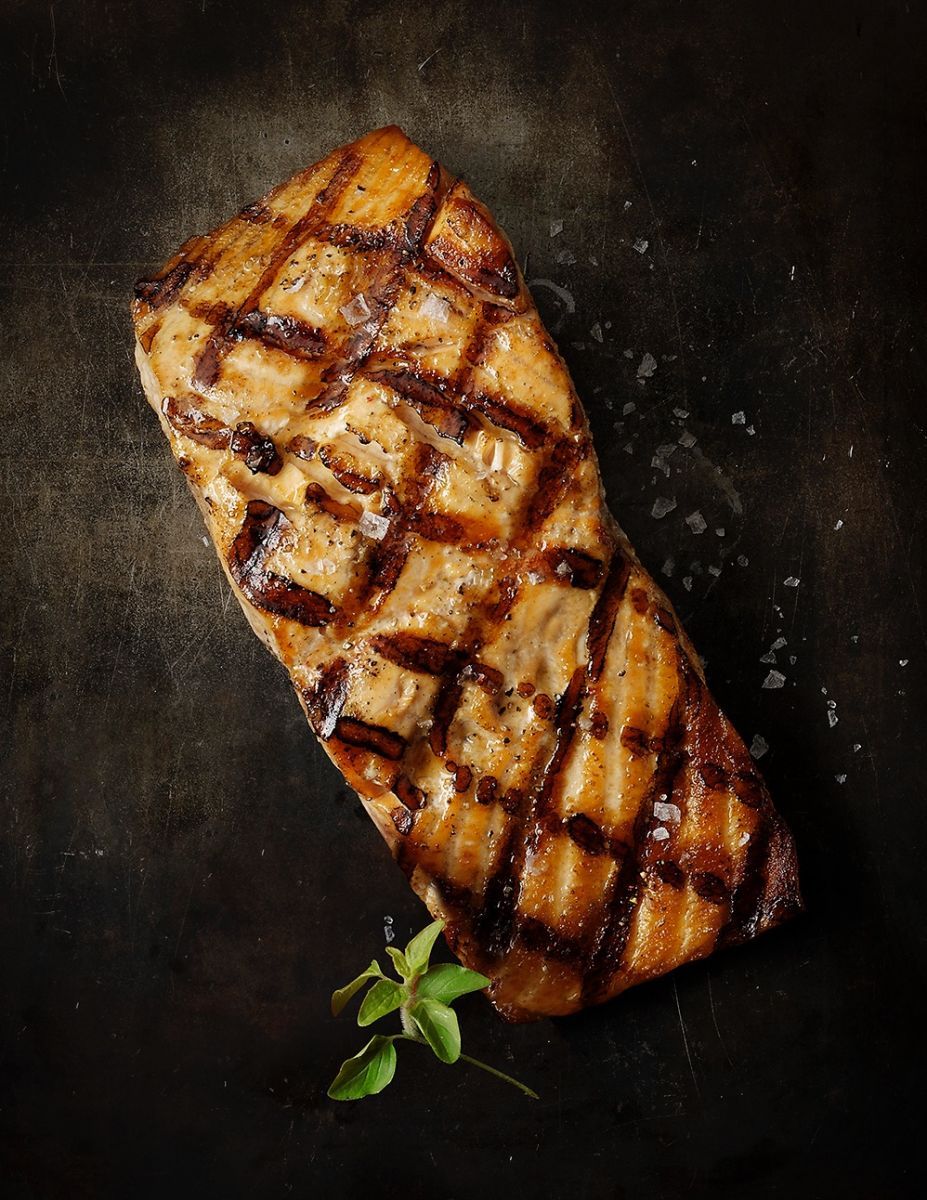 Grilled Salmon Steak