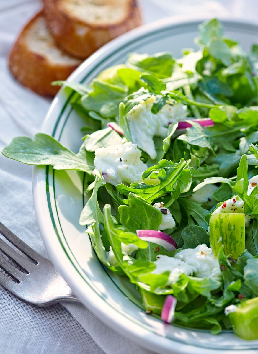 Baby Arugula  & Goat Cheese Salad