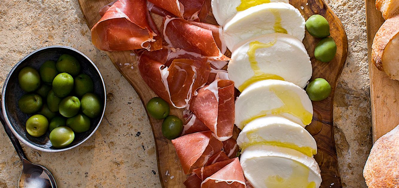 Prosciutto  mozzarella board