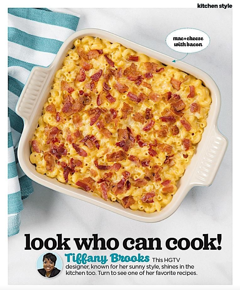 Tiffany Brooks recipes HGTV Magazine