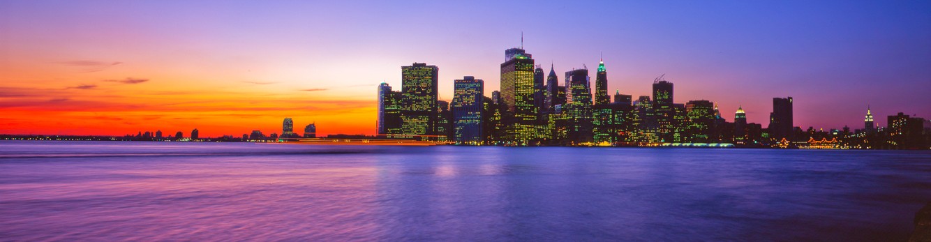 Lower Manhattan from Columbia St in Summer.jpg