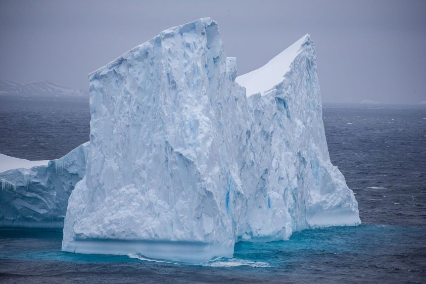 Iceberg in Antarctic Ocean