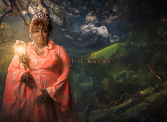 Empress 47 of San Diego, for new book about the Imperial Court of the Americans. Gigi Masters