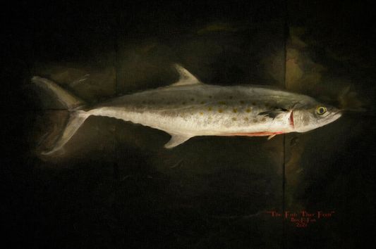 Limited Edition, Encaustic mixed-media, "The Fish That Fed"