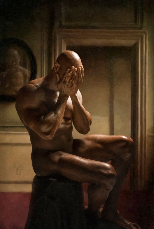 “This part of the story is about the gaze and what it felt like in my body to look at someone who looked back at me, to see and be seen. All I wanted was to be seen.” "Never Unseen NO 1" 2021