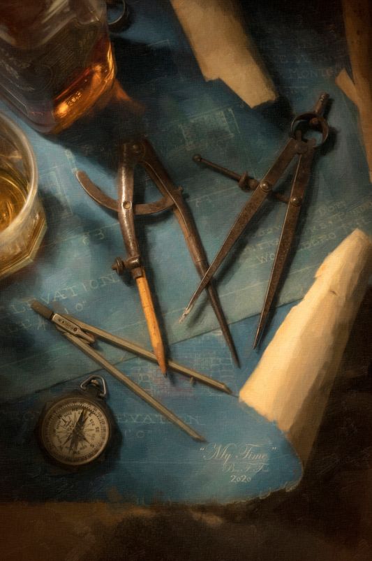 Limited Edition, Encaustic mixed-media, "My Time"