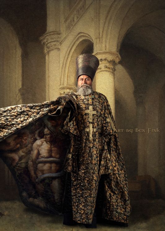 Prime minister at The Imperial Council of San Francisco, Inc  Art By Ben Fink for the project "Noble Deeds." "BD Lopez" 2022