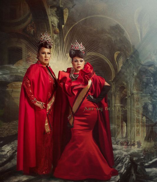 From the Imperial Sovereign Court of New Mexico’s Enchantment College of Monarchs, Imperial Empress X, Dominique Toya Whitney and Imperial Empress XXXIII, Seliah DeLeon Dominique Toya Whitney and Seliah DeLeon