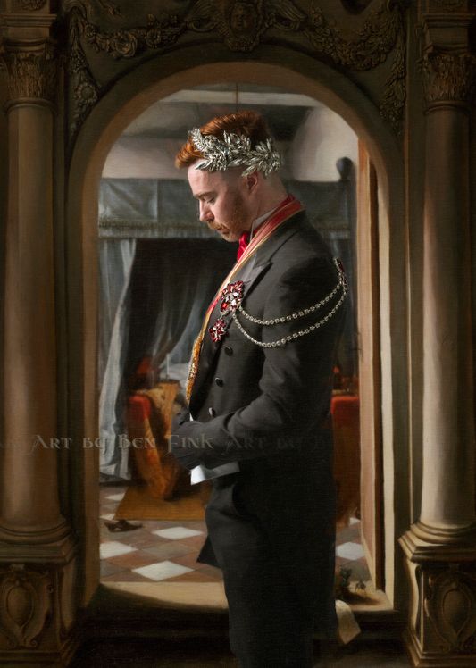 Aleksy Romanov, Emperor 1 of Georgia, founder of the Crown Magnolia Court of Georgia, heir Apparent, and grandson to Nicole the Great. Art by Ben Fink. Aleksy Romanov