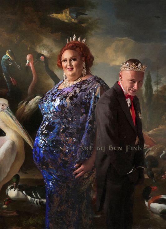 Sun Empress Jamie LaChoy and Ralph Farinella Sun ICP and Deputy lord chancellor and heir apparent to Queen Mother, Art by Ben Fink. Sun Empress Jamie LaChoy and Ralph Farinella