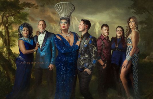 The Sapphire Emperor of Sass and Class, The Magic Candy, Higher the Heel, Closer to God, Gospel Empress of the Blues and Shoes Olympia 48 Deeva Devareaux-St. Laurent and The Protector of the Crown and Imperial Keeper of the Double D's Jeffrey Devareaux-St. Laurent. Reigning Rainier 47 Paul Paradisco St. Laurent With The 50th daughter of the Olympias Olympia 50, The 5G Empress of Seattle, The Golden Goddess of Gaming, Glamour and Guac Londyn Bradshaw, along with the Reigning Miss Gay Washington and President of the Board Dutchess Drew Nightshade and Trauma Queenie and Phoenix Sole Bradshaw. Sapphire Emperor of Sass