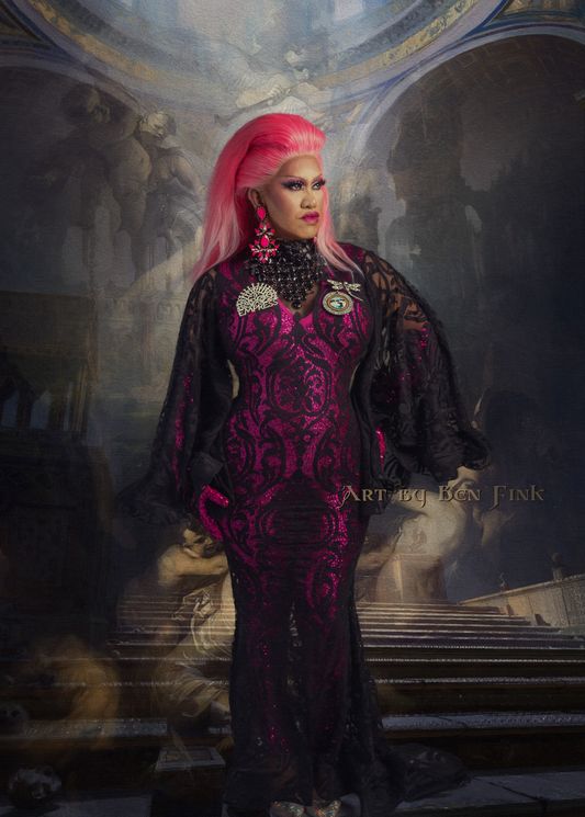 Mahaliah Nakita Monarch of the Decade, Ray of Effin’ Sunshine of the Wave, The Jollibee Empress, Mother of the Haus of Nakita, Empress 48 & 50 of Long Beach Mahaliah Nakita