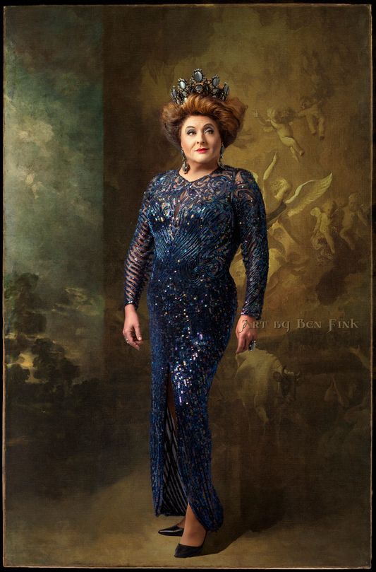 The Absolute Empress LI at Imperial Council of San Francisco Inc. Art By Ben Fink, for the project Noble Deeds" Emma Peel 2022