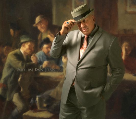 Big Mike, The equality Emperor From San Diego. Art by Ben Fink. Big Mike