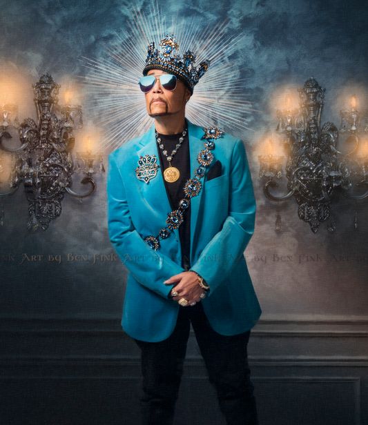 Grand Duke 44 of San Francisco, the Chillin’ Grillin’ Reluctant Duke, Madd-Dogg 20/20. Art By Ben Fink. Madd-Dogg