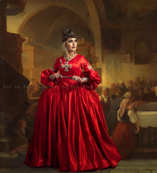 The Black Diamond Cobra of all things dirty and taboo empress 44 & 46 of all of orange county Tequila McCray Bubbles Halston  - OCIC, Art By Ben Fink Dimas Ramirez-Wells