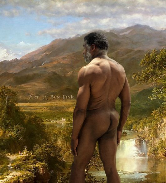 Art by Ben Fink and Model Mark Bond. “Don’t compare your path with anybody else’s. Your path is unique to you.” – Ram Dass "The Path is Mine and Mine Alone" 2022