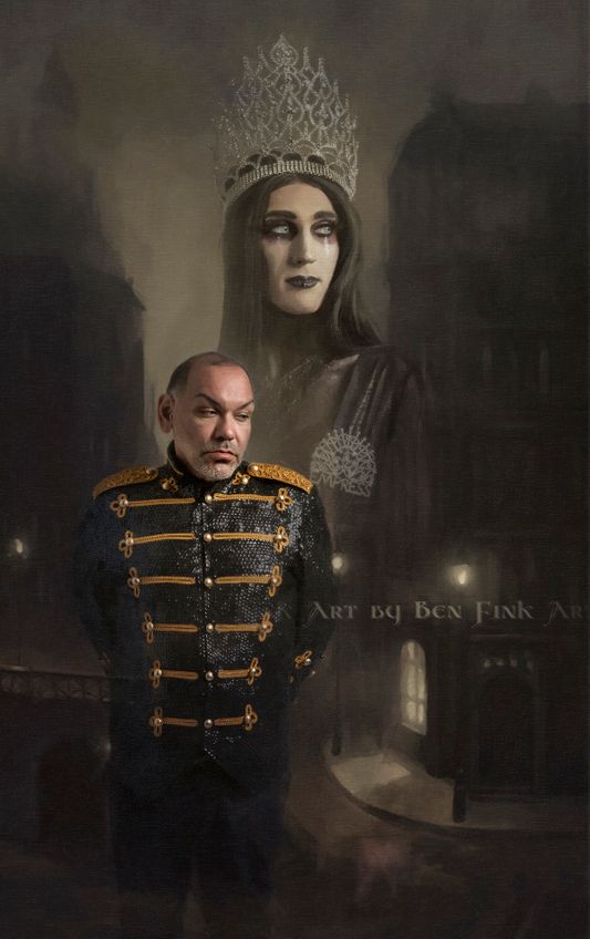 His Majesty Emperor #46 Mink Marche',  Her Majesty Empress #50 Nikita Romanoff. Art by Ben Fink. The dark and mysterious, Mink Marche Nikita Romanoff