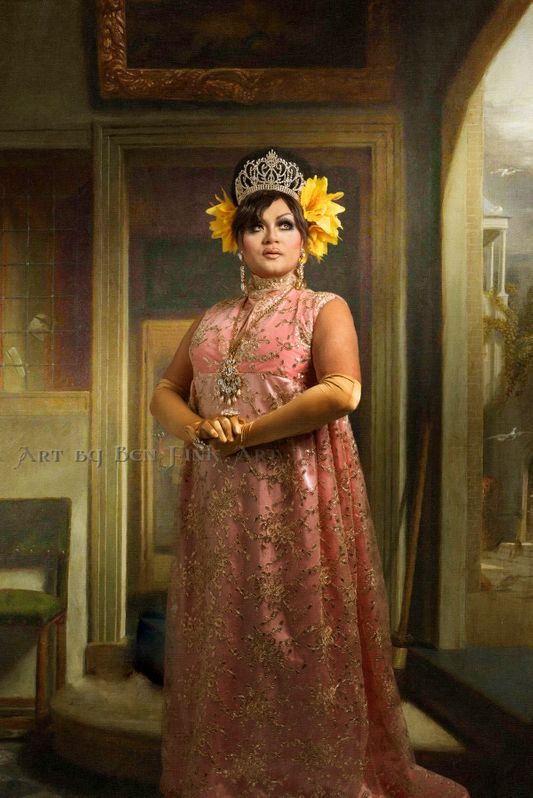 The Sparkling Ametrine Orchid, Princess Royale de San Diego, Katrina Duall.  Art by Ben Fink. The lady in waiting, Katrina Duall