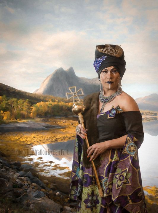 JenuWine Rose Empress LXI JenuWine Surreal Beauté, Art by Ben Fink JenuWine Surreal Beauté