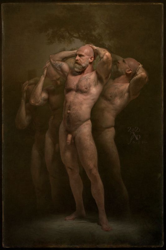 “What spirit is so empty and blind, that it cannot recognize the fact that the foot is more noble than the shoe, and skin more beautiful that the garment with which it is clothed?”  "Study of a man No. 3"  2021