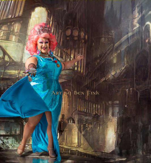 Royal Grand Duchess 28 at Royal Grand Ducal Council of Alameda & Contra Costa Counties Inc. Vicky Sparkle-Titz Art By Ben Fink, for the book "Noble Deeds" "Vicky Sparkle-Titz" 2022