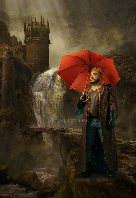 Guardian of the Dove Emperor XLIV at Imperial Dove Court De Fresno. Art by Ben Fink for the project "Noble Deeds" Josef R Aguilar