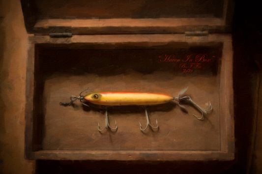 Limited Edition, Encaustic mixed-media, "Haven In A Box"