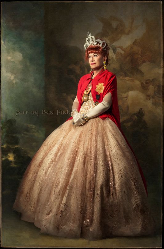 Her Most Imperial Majesty, Czarina of the Americas - Bettie Pages Art By Ben Fink for the project "Noble Deeds." Bettie Pages