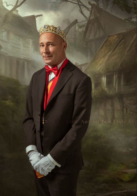 Florida’s heir apparent to queen mother of the americas, Nicole the great. His most imperial highness, Imperial Crown Prince Ralph Farinella,  Ralph Farinella. Art By Ben Fink. Ralph Farinella