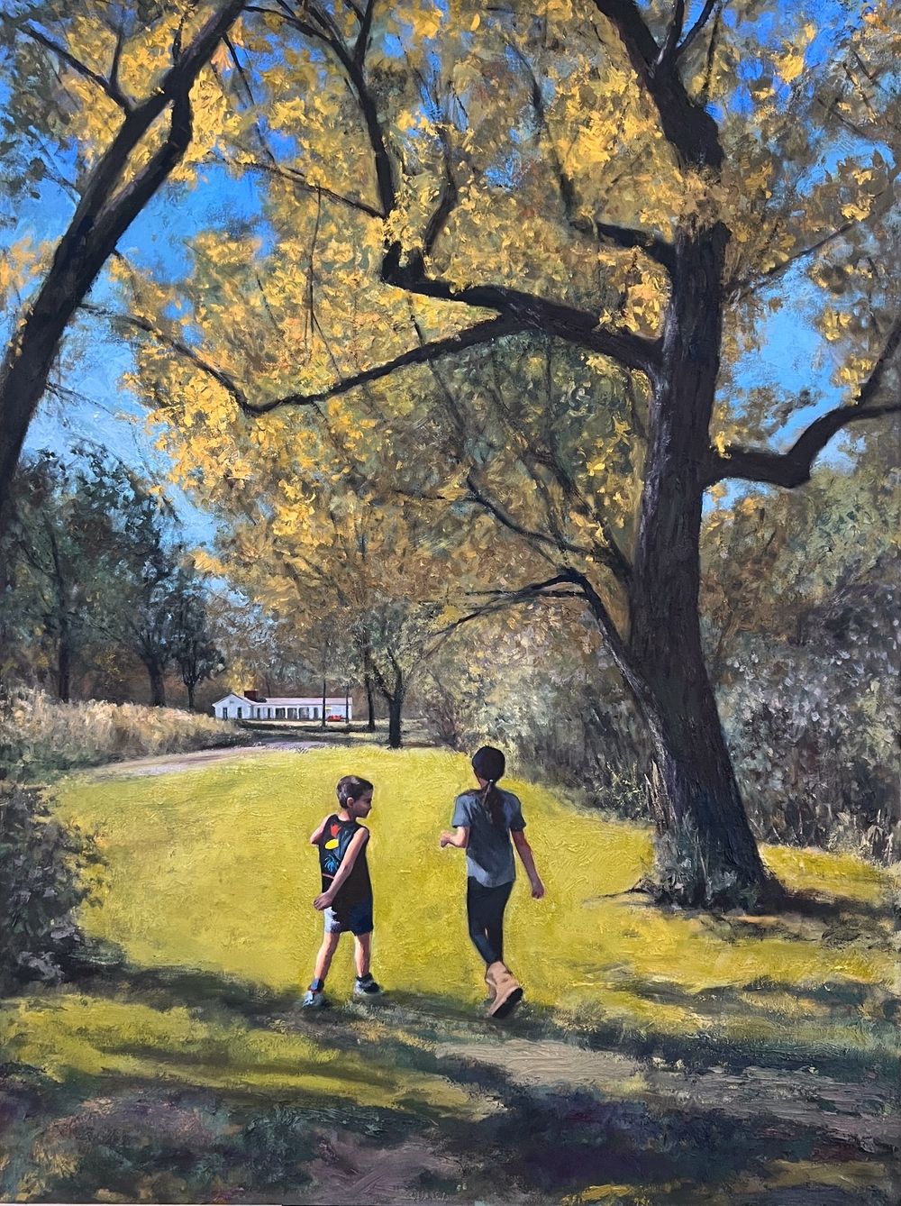 Theo and Maya, October 2024, Northbrook.jpeg