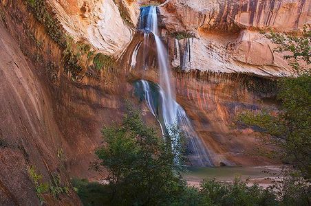 Lower Calf Creek Falls, Calf Creek Canyon, Grand Staircase-Escalante National Monument, copyright 2014 David Leland Hyde.