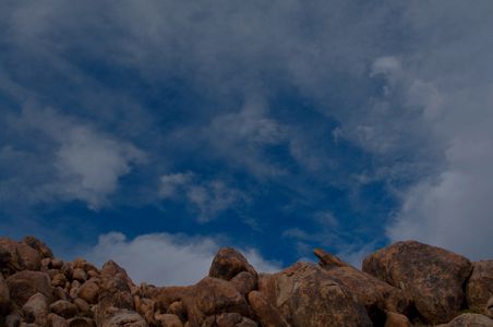Stormy Sky, Alabama Hills, Near Lone Pine, California, Eastern Side Sierra Nevada, 2009 by David Leland Hyde.