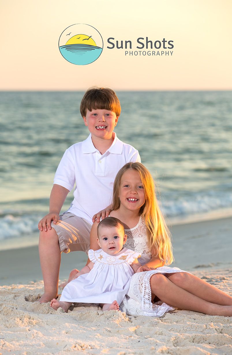 Professional family beach portraits in Gulf Shores, Alabama