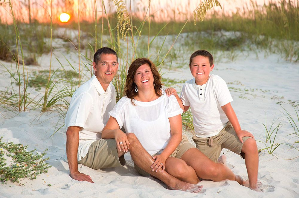 Professional family photography in Gulf Shores, Alabama