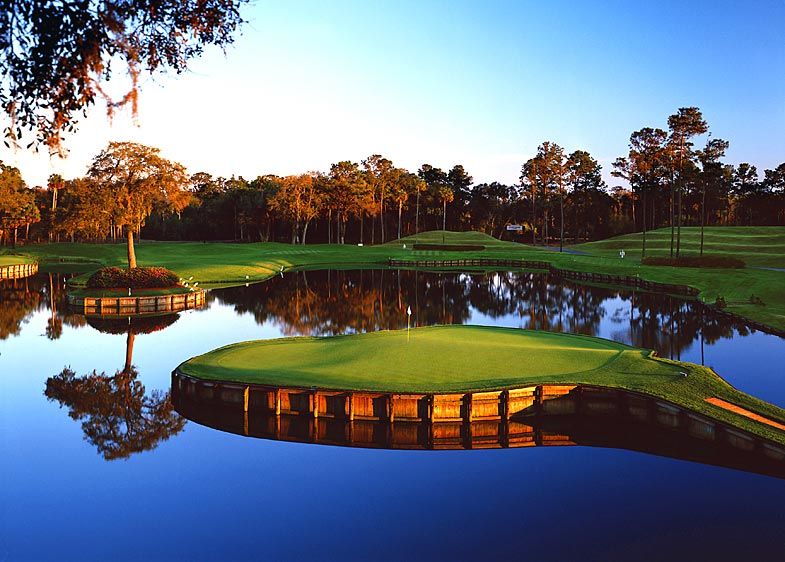 Architect: Pete Dye©Dick Durrance II 2007Ponte Vedra, FL TPC Sawgrass Stadium Course #17