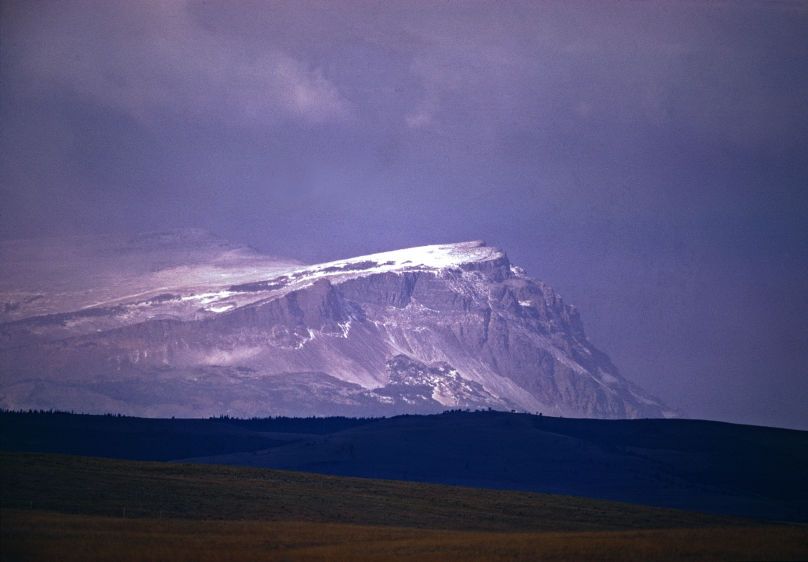 ©Dick Durrance II 1971All rights reserved Glacier National Park from Browning, MT