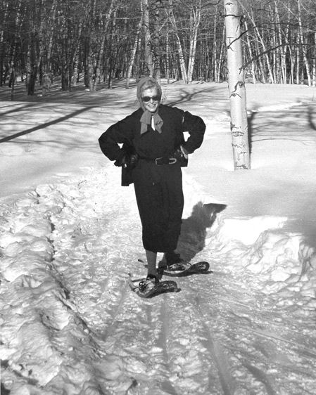 The Durrance Collection Pussie Paepcke, snowshoes