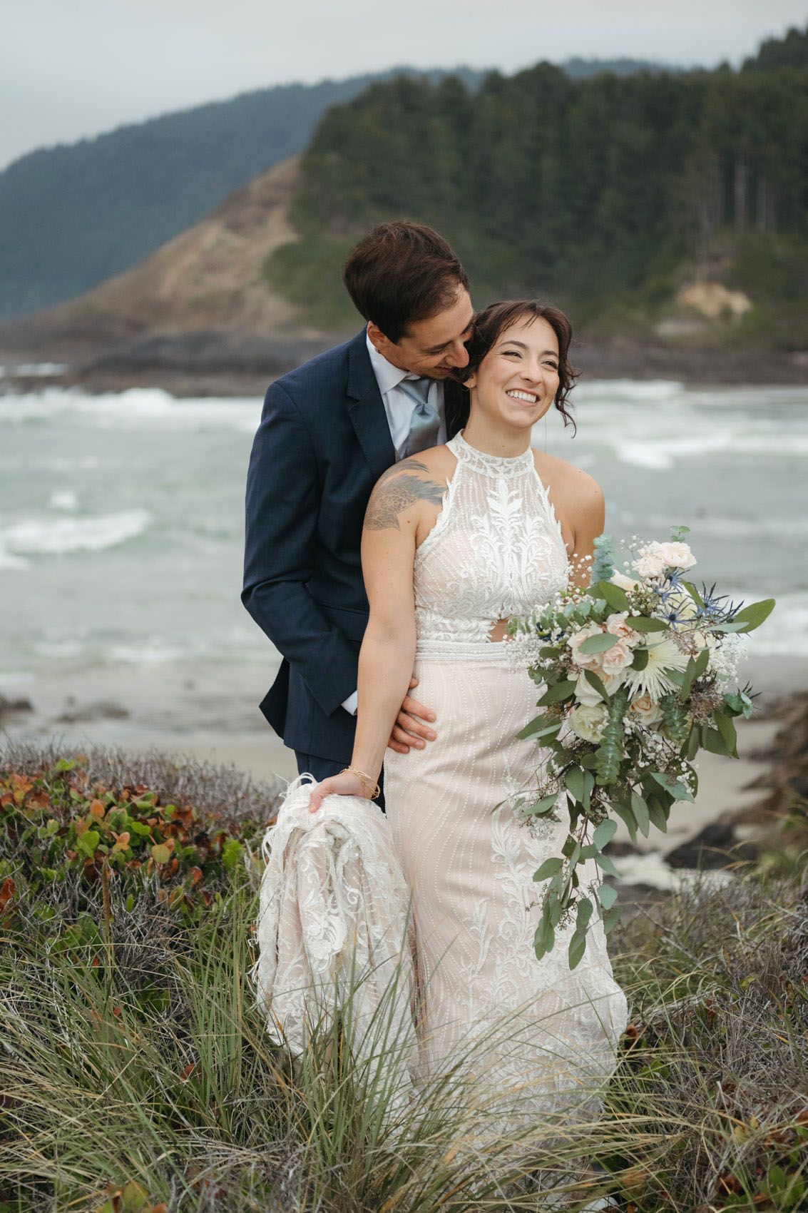 Oregon Coast wedding photos