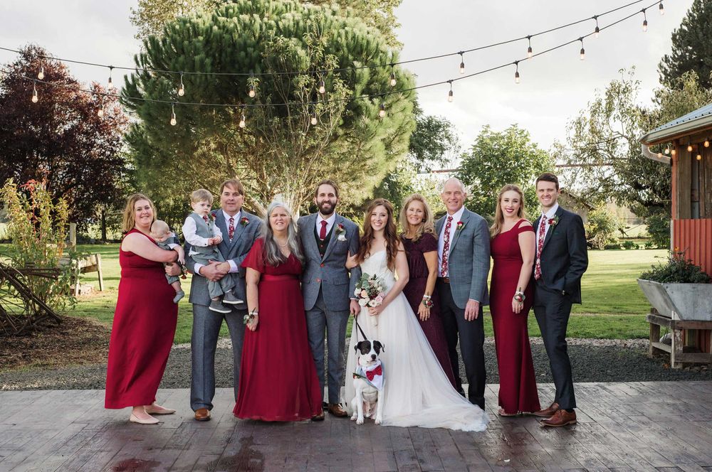 Oregon farm wedding