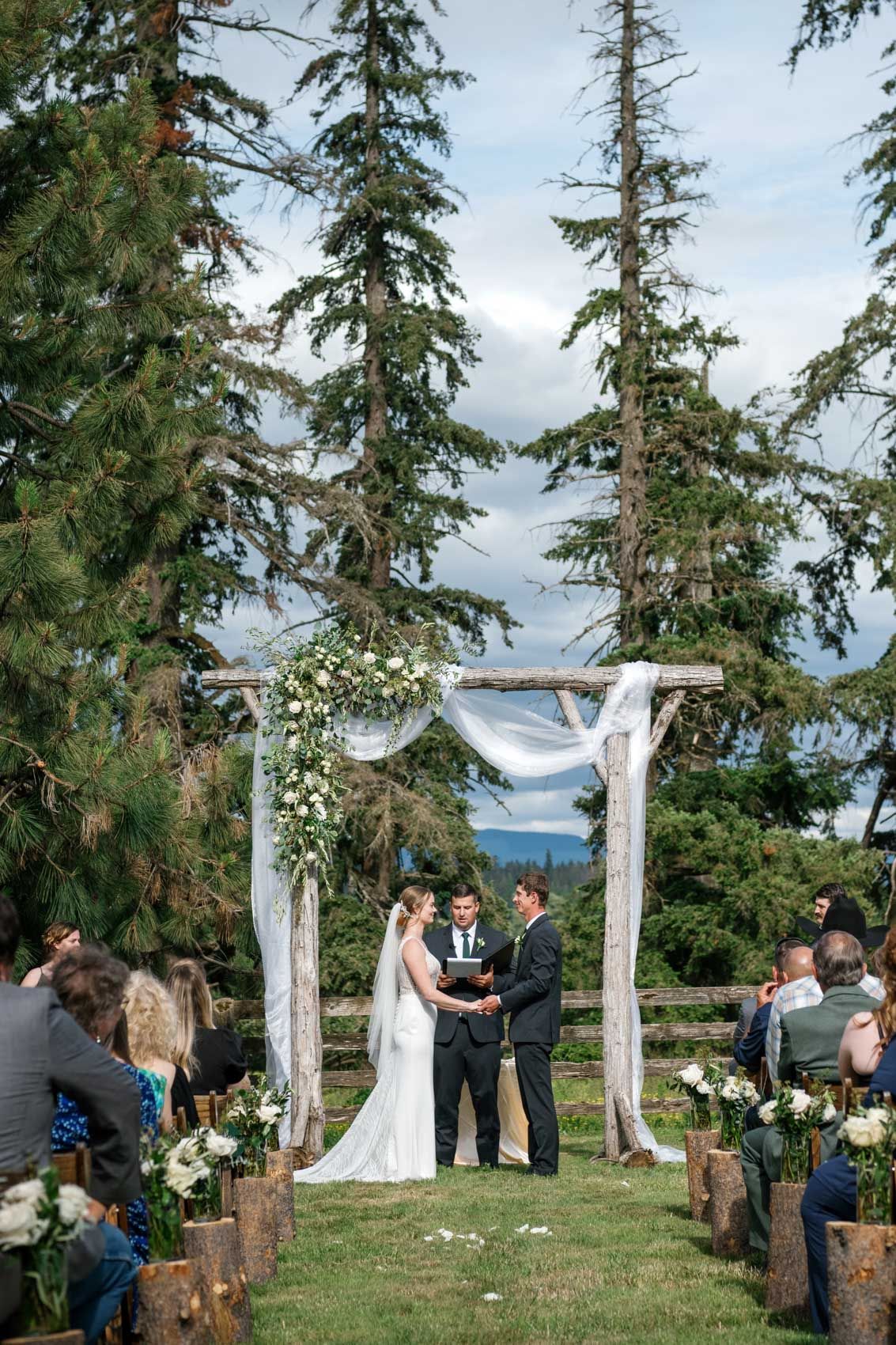 Coleman Guest Ranch wedding ceremony