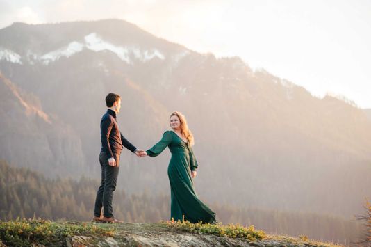 Government Cove engagement photos