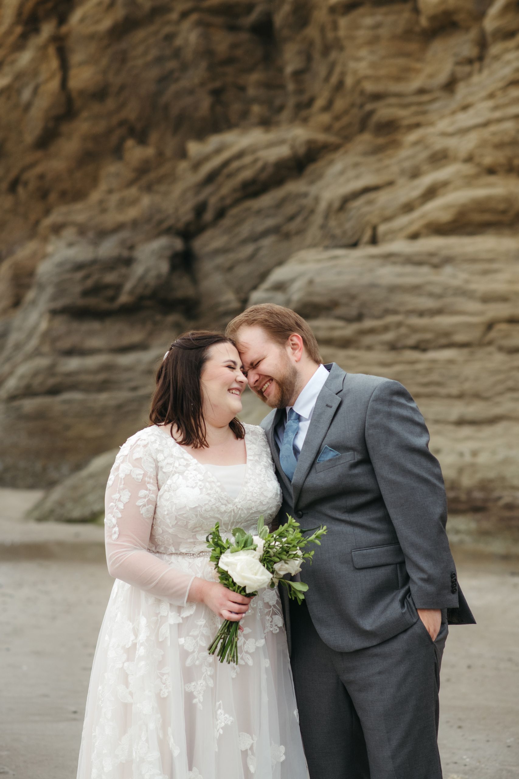 Oregon Coast wedding portraits