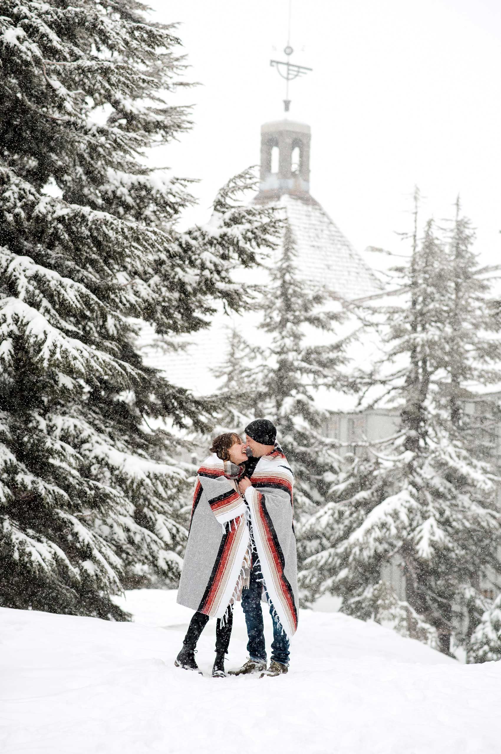 Snowy portraits