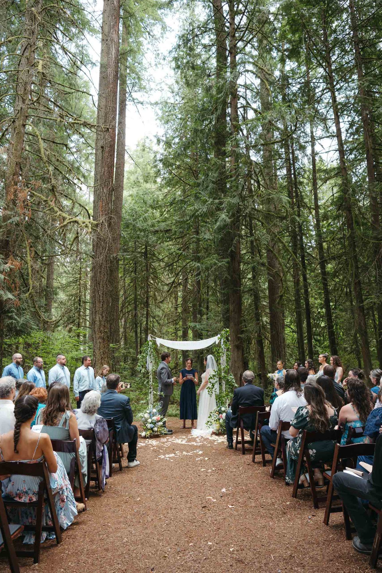 Camp Colton wedding ceremony