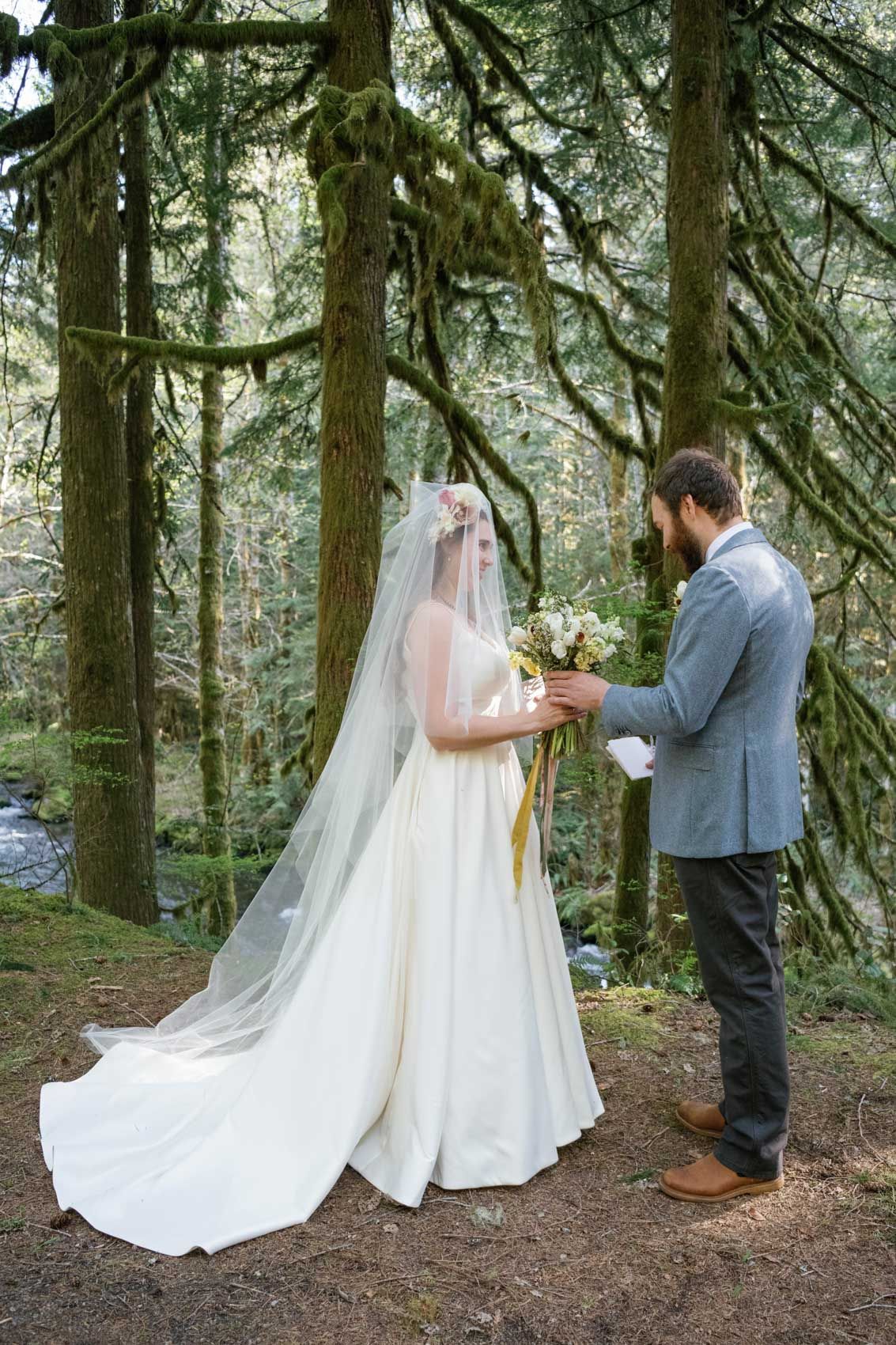 Mt. Hood forest elopement